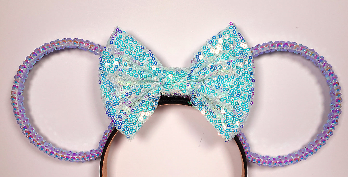Classic Perrywinkle Sparkle With Interchangeable Bows