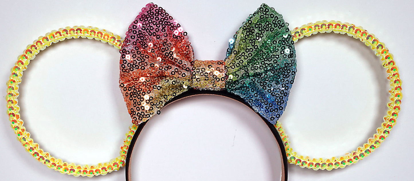 Classic Yellow Rainbow Sparkle
