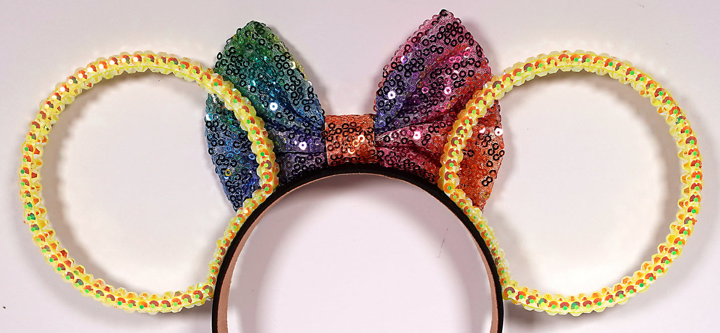 Classic Yellow Rainbow Sparkle