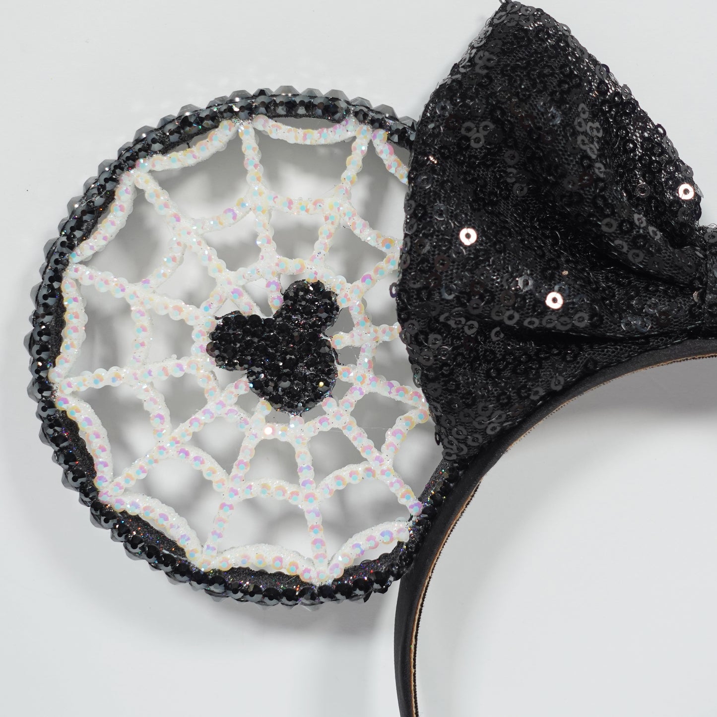 Spiderweb Spooky Mouse Character Ears
