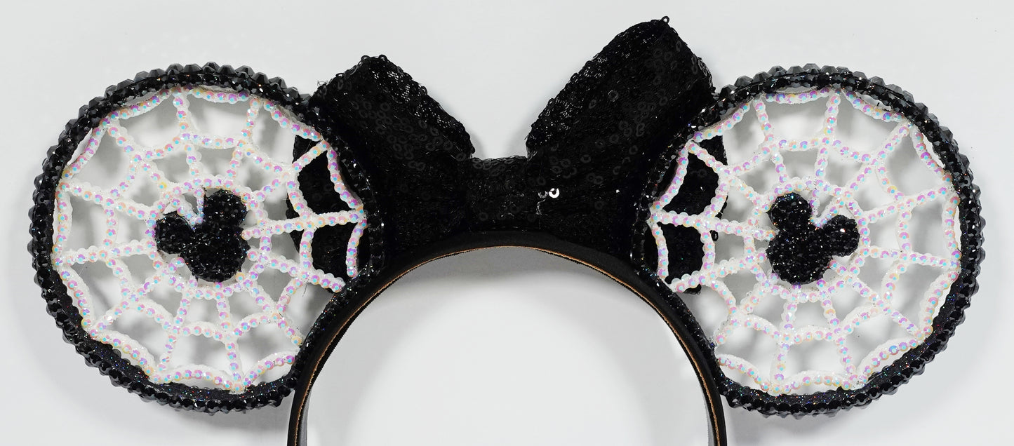 Spiderweb Spooky Mouse Character Ears