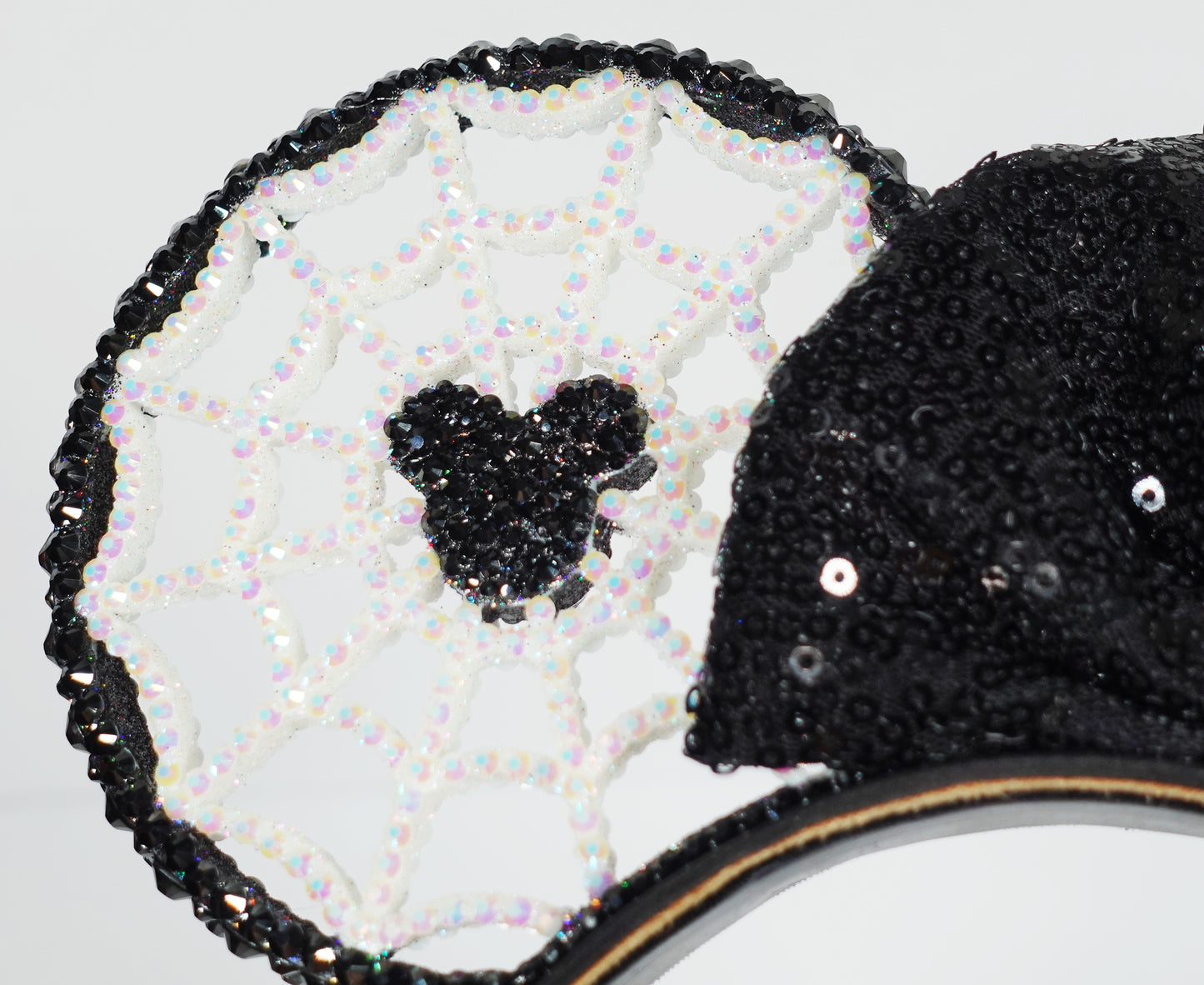 Spiderweb Spooky Mouse Character Ears