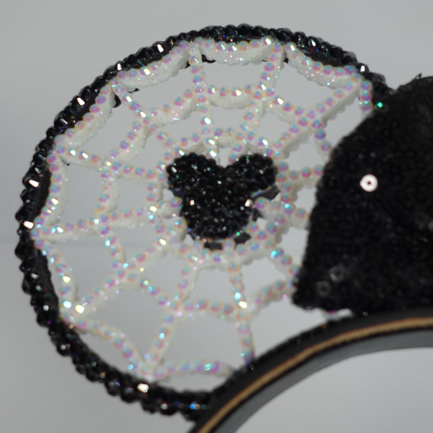 Spiderweb Spooky Mouse Character Ears