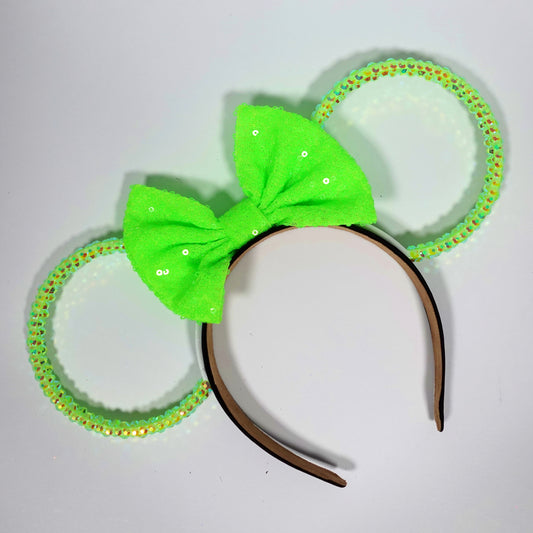 Classic Neon Green Sparkle