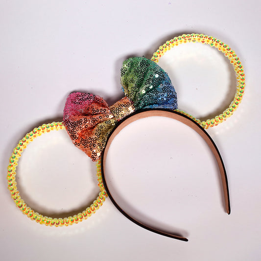 Classic Yellow Rainbow Sparkle