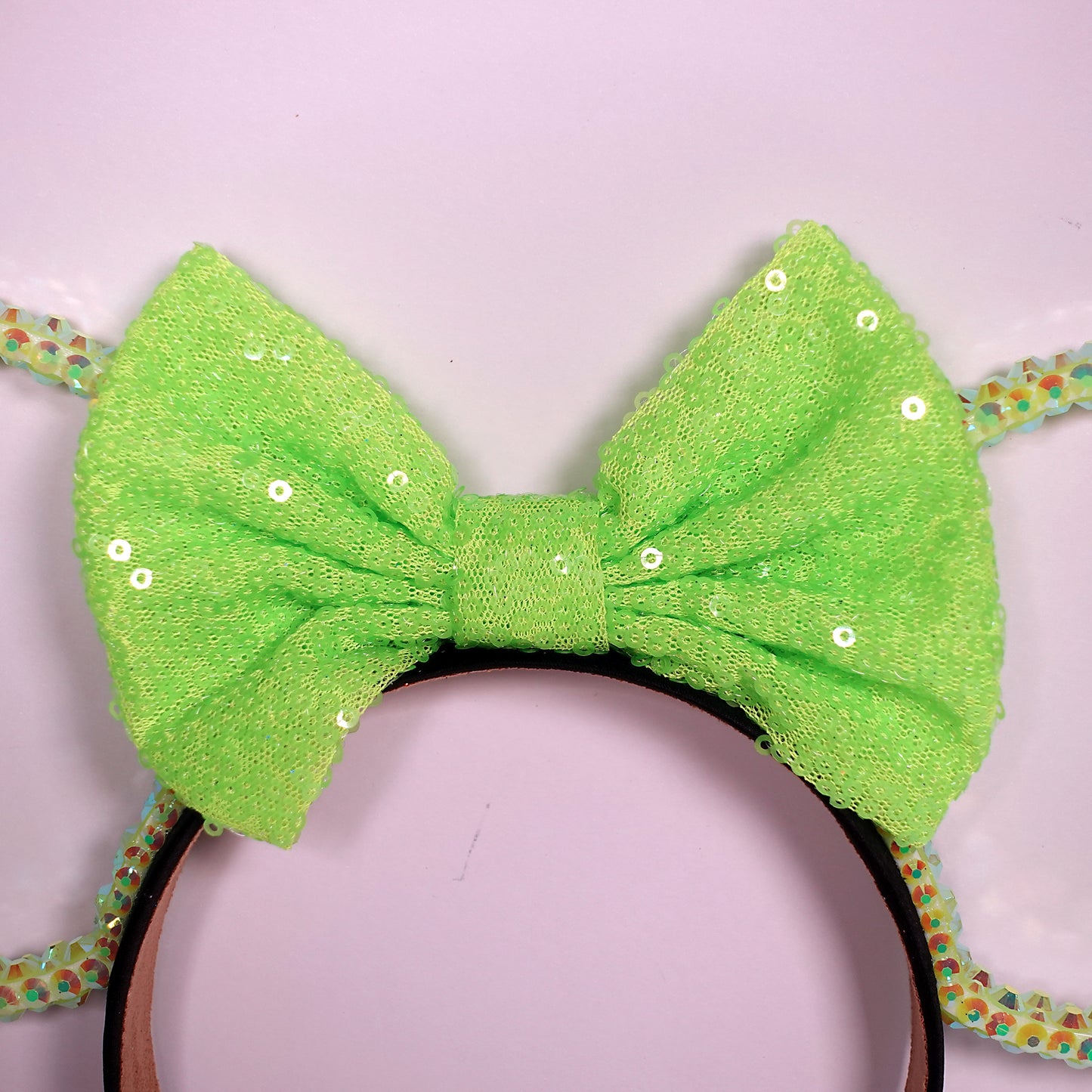 Classic Neon Light Green Sparkle