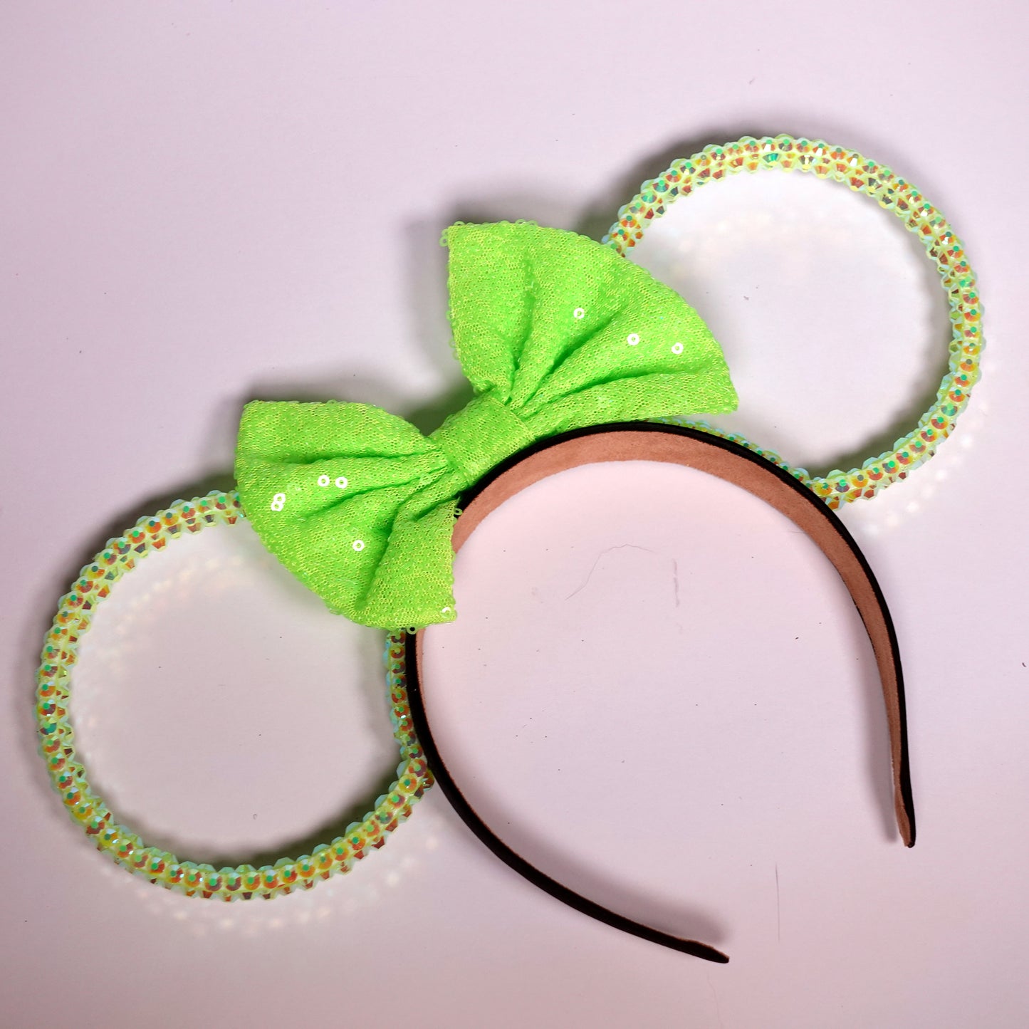 Classic Neon Light Green Sparkle