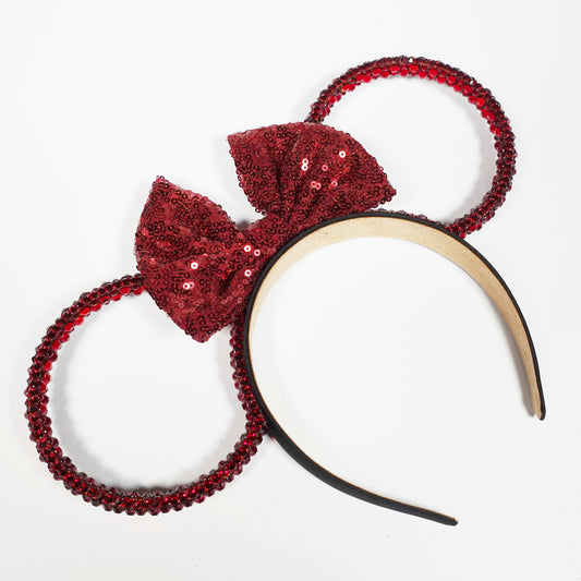 Classic Dark Red Ears