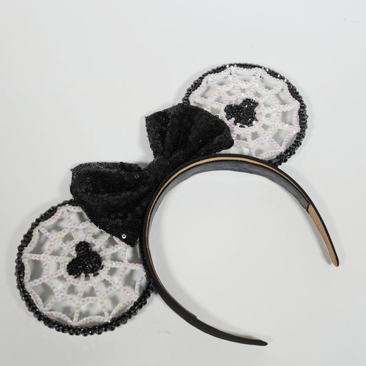 Spiderweb Spooky Mouse Character Ears