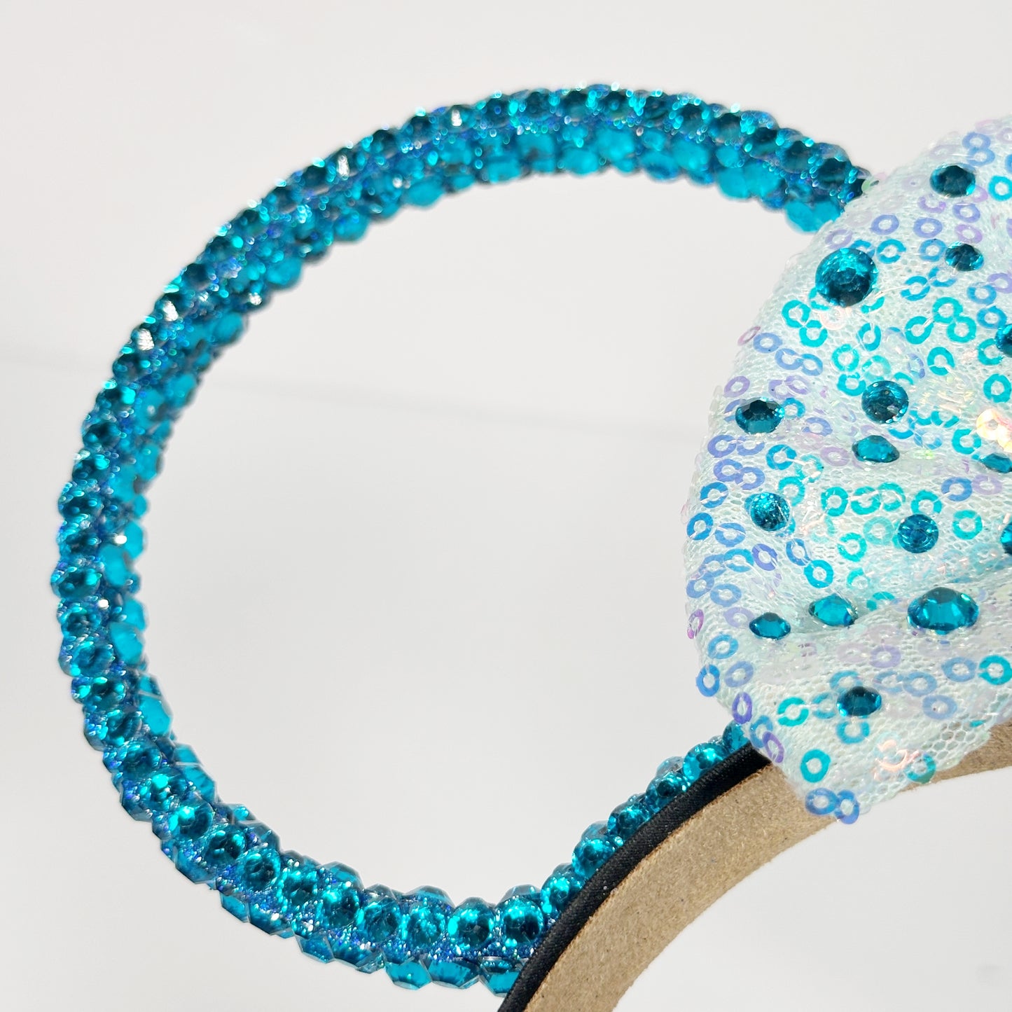 Classic Caribbean Blue Sparkle Ears