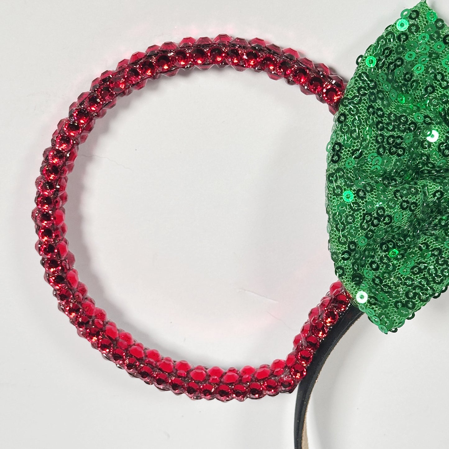 Classic Christmas Red Sparkle Ears