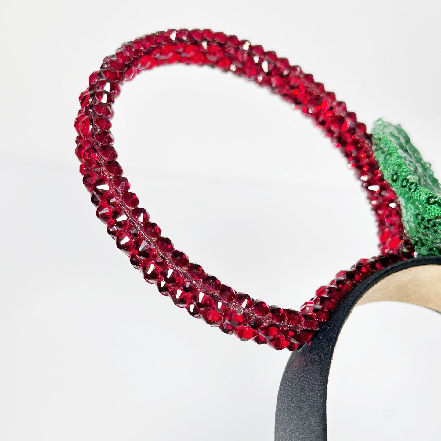 Classic Christmas Red Sparkle Ears